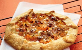 Crostata de Almendra, Albaricoque y Queso Crema