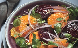 Ensalada de Betabel y Mandarina con Aderezo de Arándano