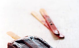 Paletas de arándano y lima
