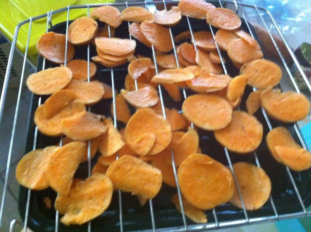 Chips de batata y boniato