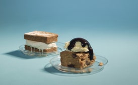 Blondies de Chocolate y Cacahuate