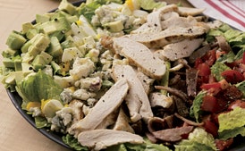 Ensalada Cobb con Vinagreta de Chalotes y Balsámico