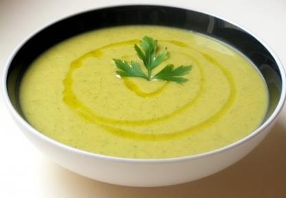 Crema de zucchini y calabacín
