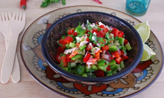 Ensalada crujiente marroquí