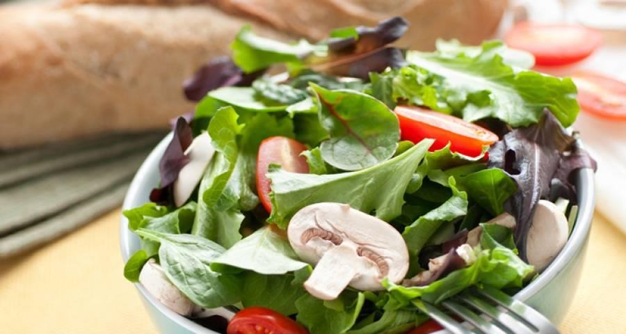 Ensalada de champiñones