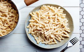 Macarrones con queso instantáneos caseros