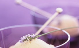 Helado de Miel y Lavanda
