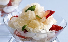 Parfaits Helados de Limón y Menta
