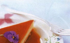 Tarta de Crème-Caramel con Lavanda