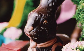 Conejo de Chocolate Moldeado