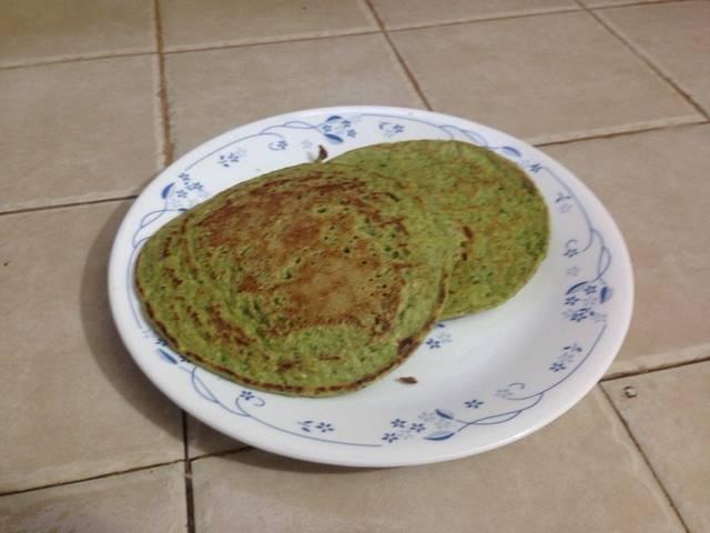 Panquecas de espinaca