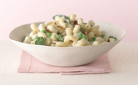 Pasta en Salsa de Almendras y Ajo