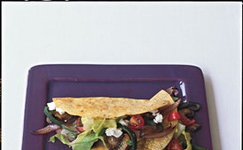 Tacos de Poblano y Champiñones