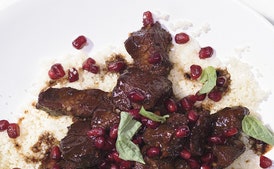 Cordero Marinado en Granada con Especias y Couscous