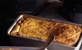Pan de cuchara de calabaza