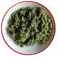 Quínoa con espinacas