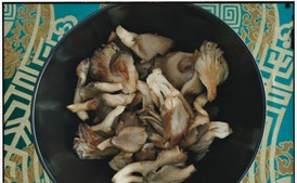Champiñones ostra salteados