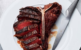 Porterhouse Asado Lento y Frito Dos Veces