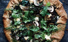 Galette de Acelgas y Champiñones