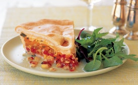Pastel de Tomate y Maíz
