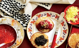Blinis con levadura